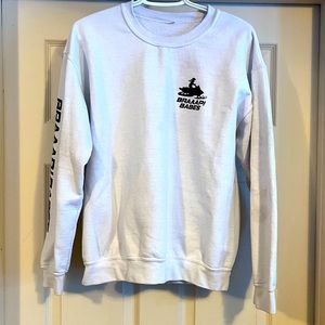 BRAAPBABES - white and black Crewneck